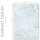 MARMOR HELLBLAU Briefpapier Marmorpapier ELEGANT 50 Blatt Briefpapier, DIN A4 (210x297 mm), A4E-4037-50