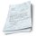 Briefpapier MARMOR HELLBLAU - DIN A4 Format 50 Blatt