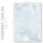 MARMOR HELLBLAU Briefpapier Marmorpapier ELEGANT 50 Blatt Briefpapier, DIN A5 (148x210 mm), A5E-080-50