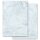 Motiv-Briefpapier-Sets Marmor & Struktur, MARMOR HELLBLAU Briefpapier Set, 20 tlg. - DIN A4 & DIN LANG im Set. | Online bestellen! | Paper-Media