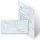 Briefpapier Set MARMOR HELLBLAU - 20-tlg. DL (ohne Fenster)