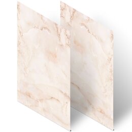 Briefpapier - Motiv MARMOR TERRACOTTA | Marmor & Struktur | Hochwertiges DIN A4 Briefpapier - 20 Blatt | 90 g/m² | beidseitig bedruckt | Online bestellen!
