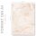 MARMOR TERRACOTTA Briefpapier Marmorpapier ELEGANT 20 Blatt Briefpapier, DIN A4 (210x297 mm), A4E-4038-20