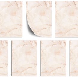 Briefpapier MARMOR TERRACOTTA - DIN A5 Format 50 Blatt