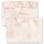 Briefumschläge MARMOR TERRACOTTA - 10 Stück C6 (ohne Fenster) Marmor & Struktur, Marmor-Motiv, Paper-Media