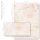 Briefpapier Set MARMOR TERRACOTTA - 20-tlg. DL (ohne Fenster)