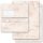 Motiv-Briefpapier Set MARMOR TERRACOTTA - 40-tlg. DL (mit Fenster) Marmor & Struktur, Marmorpapier, Paper-Media