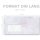 MARMOR FLIEDER Briefumschläge Marmor-Umschläge CLASSIC 50 Briefumschläge (mit Fenster), DIN LANG (220x110 mm), DLMF-4039-50