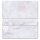 MARMOR FLIEDER Briefpapier Sets Marmorpapier ELEGANT Briefpapier Set, 20 tlg., DIN A4 & DIN LANG im Set., SOE-4039-20