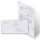 Briefpapier Set MARMOR FLIEDER - 20-tlg. DL (ohne Fenster)