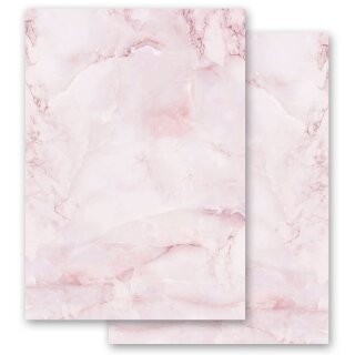Briefpapier MARMOR MAGENTA - DIN A4 Format 50 Blatt Marmor & Struktur, Marmorpapier, Paper-Media