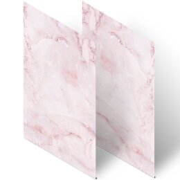 Briefpapier - Motiv MARMOR MAGENTA | Marmor & Struktur | Hochwertiges DIN A4 Briefpapier - 50 Blatt | 90 g/m² | beidseitig bedruckt | Online bestellen!