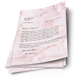 Briefpapier MARMOR MAGENTA - DIN A4 Format 50 Blatt