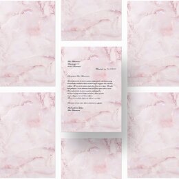 Briefpapier MARMOR MAGENTA - DIN A4 Format 50 Blatt