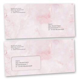 Motiv-Briefumschläge Marmor & Struktur, MARMOR MAGENTA 10 Briefumschläge - DIN C6 (162x114 mm) | selbstklebend | Online bestellen! | Paper-Media
