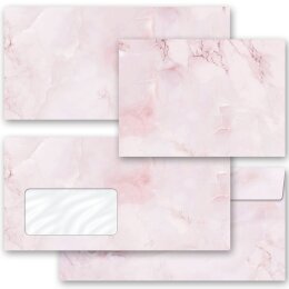 Briefumschläge MARMOR MAGENTA - 10 Stück C6 (ohne Fenster)