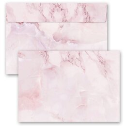 Briefumschläge MARMOR MAGENTA - 25 Stück C6...