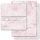 Motiv-Briefpapier Set MARMOR MAGENTA - 20-tlg. DL (ohne Fenster) Marmor & Struktur, Marmorpapier, Paper-Media