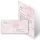 Briefpapier Set MARMOR MAGENTA - 100-tlg. DL (ohne Fenster)