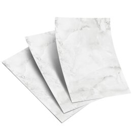 Briefpapier MARMOR HELLGRAU - DIN A6 Format 100 Blatt
