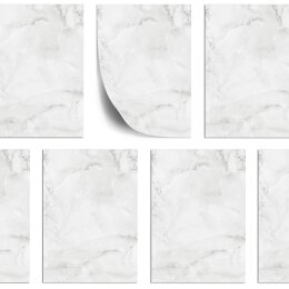 Briefpapier MARMOR HELLGRAU - DIN A6 Format 100 Blatt