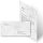 Briefpapier Set MARMOR HELLGRAU - 20-tlg. DL (ohne Fenster)
