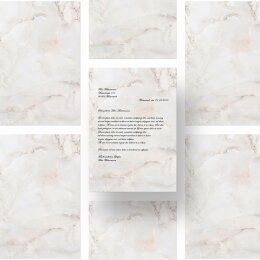 Briefpapier MARMOR NATUR - DIN A4 Format 50 Blatt