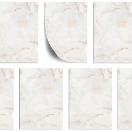 Briefpapier MARMOR NATUR - DIN A6 Format 100 Blatt