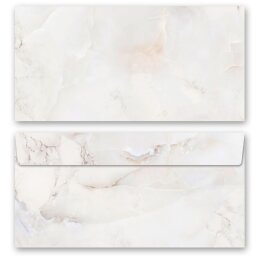 MARMOR NATUR Briefpapier Sets Marmorpapier ELEGANT Briefpapier Set, 20 tlg., DIN A4 & DIN LANG im Set., SOE-4042-20