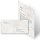 Briefpapier Set MARMOR NATUR - 20-tlg. DL (ohne Fenster)