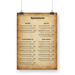 Briefpapier RUSTIKAL - DIN A4 Format 20 Blatt