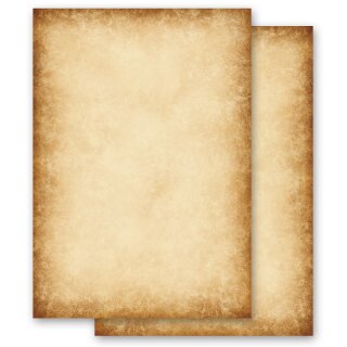 Briefpapier RUSTIKAL - DIN A5 Format 50 Blatt Antik & History, Altes Papier Vintage, Paper-Media