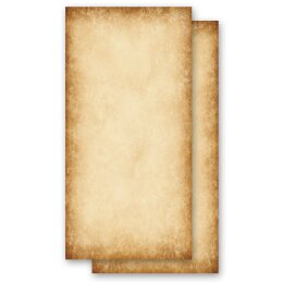 Briefpapier RUSTIKAL - DIN LANG Format 100 Blatt Antik...
