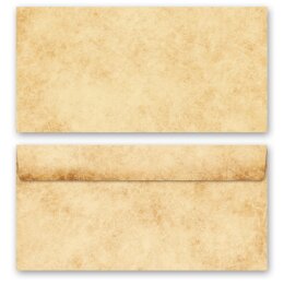 HISTORY Briefpapier Sets Altes Papier Vintage ELEGANT Briefpapier Set, 100 tlg., DIN A4 & DIN LANG im Set., SOE-4043-100