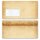 RUSTIKAL Briefpapier Sets Altes Papier Vintage ELEGANT Briefpapier Set, 40 tlg., DIN A4 & DIN LANG im Set., SME-4044-40