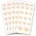 Stickerbögen HERZ MIT ROSA BLÜTEN - 10 Bögen mit 140 Sticker Aufkleber & Sticker, Dekoration, Paper-Media