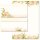 Briefpapier Set PFINGSTROSEN - 20-tlg. DL (ohne Fenster) Blumen & Blüten, Rosenmotiv, Paper-Media