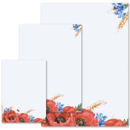 Briefpapier FELDBLUMEN - DIN A4 Format 100 Blatt