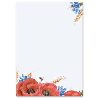 Briefpapier FELDBLUMEN - DIN A4 Format 250 Blatt