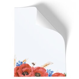 Briefpapier FELDBLUMEN - DIN A4 Format 250 Blatt