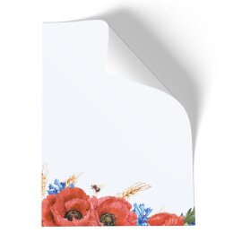Briefpapier FELDBLUMEN - DIN A5 Format 100 Blatt