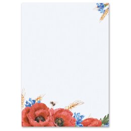 Briefpapier FELDBLUMEN - DIN A5 Format 250 Blatt