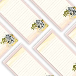 Notizblöcke ZEBRA | DIN LANG Format | 4 Blöcke