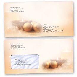 Motiv-Briefumschläge Weihnachten, WEIHNACHTSZEIT 25 Briefumschläge (ohne Fenster) - DIN LANG (220x110 mm) | selbstklebend | Online bestellen! | Paper-Media