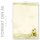 GELBE SONNENBLUMEN Briefpapier Natur CLASSIC 100 Blatt Briefpapier, DIN A5 (148x210 mm), A5C-160-100