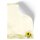 Briefpapier - Motiv GELBE SONNENBLUMEN | Blumen & Blüten | Hochwertiges DIN A6 Briefpapier - 100 Blatt | 90 g/m² | einseitig bedruckt | Online bestellen!
