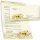 Briefpapier Set GELBE SONNENBLUMEN - 100-tlg. DL (ohne Fenster)