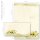Briefpapier Set GELBE SONNENBLUMEN - 200-tlg. DL (ohne Fenster)