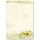 Briefpapier-Sets Blumen & Blüten, GELBE SONNENBLUMEN Briefpapier Set, 100 tlg. - DIN A4 & DIN LANG im Set. | Online bestellen! | Paper-Media