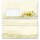 GELBE SONNENBLUMEN Briefpapier Sets Natur CLASSIC Briefpapier Set, 100 tlg., DIN A4 & DIN LANG im Set., SMC-8363-100
